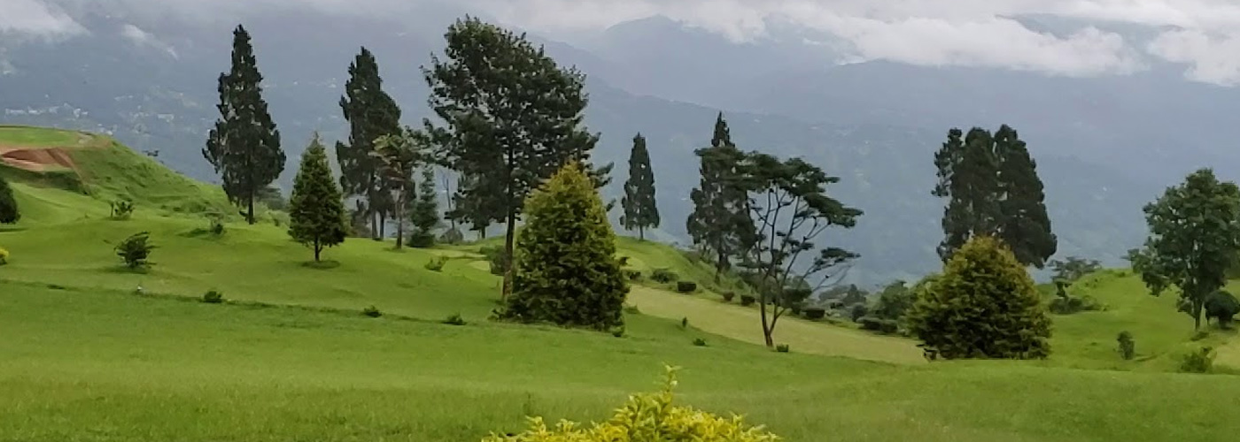 The Golf course at Kalimpong