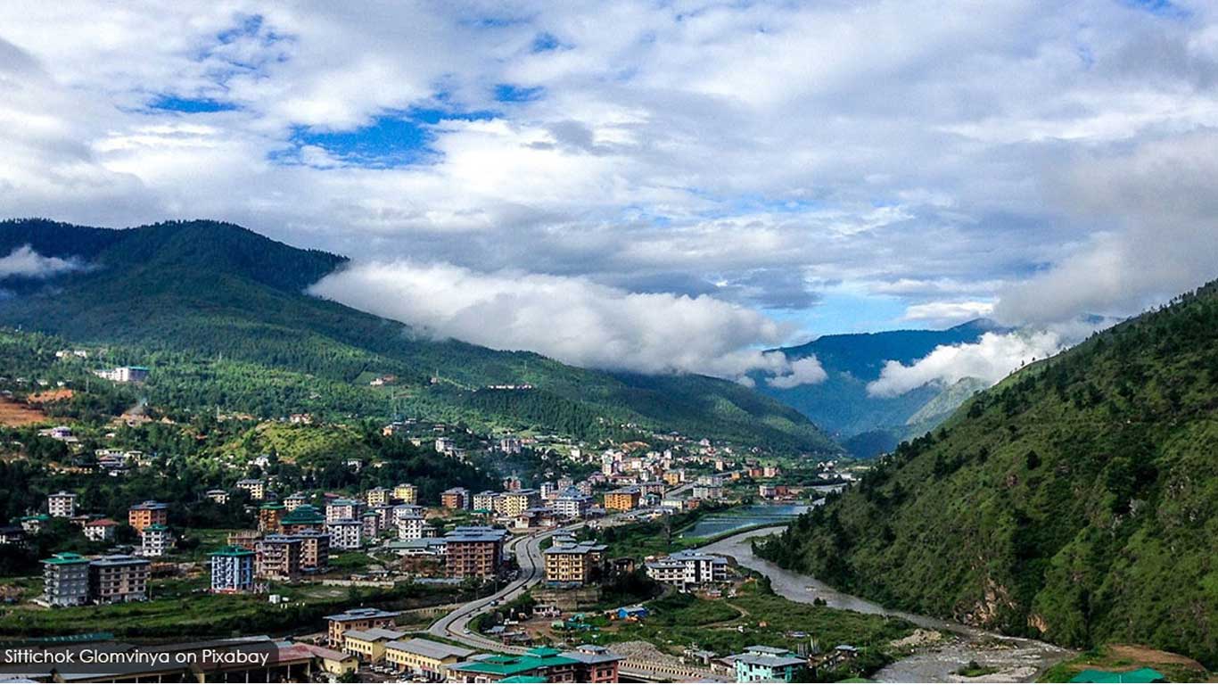 Punakha town